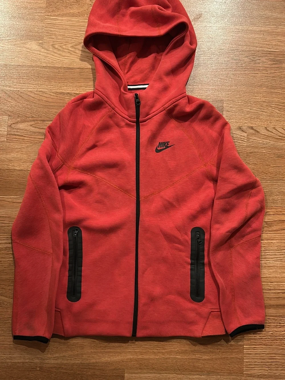 Nike Red Kids Full-Zip Hoodie Jacket